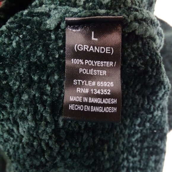 Ambiance Apparel Chenille Knit Sweater Pullover Women Size L Green Long Sleeve - Picture 5 of 9